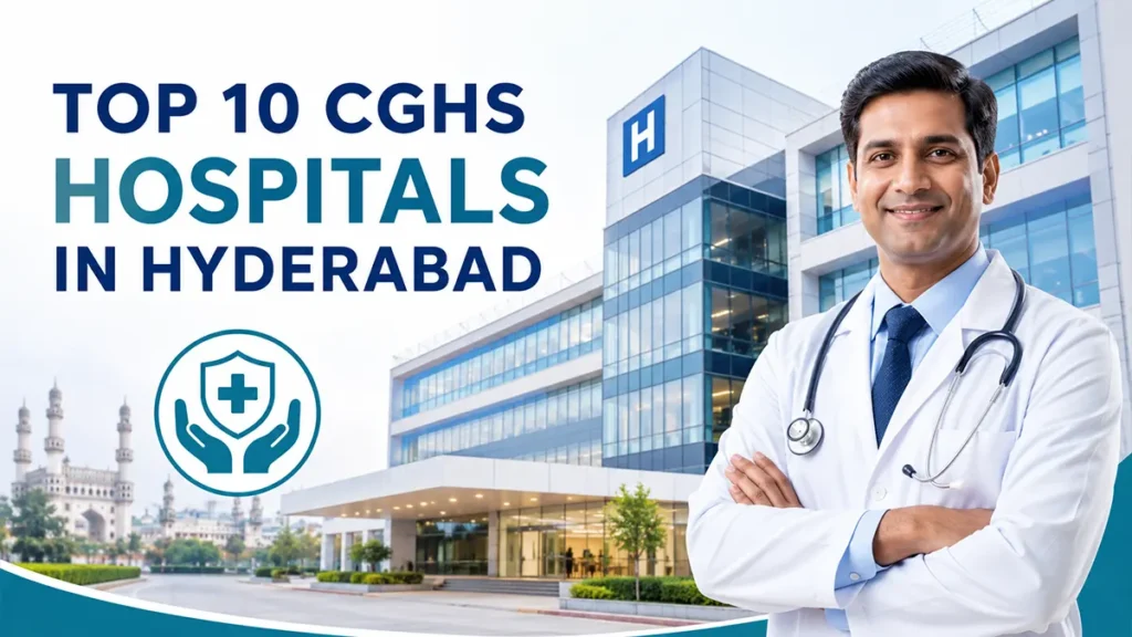Top 10 CGHS Hospitals in Hyderabad offering quality healthcare and cashless treatment for eligible CGHS beneficiaries in 2026.