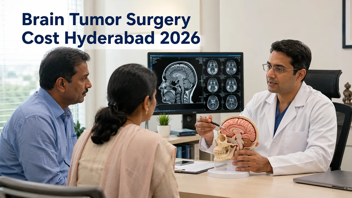 Brain tumor surgery cost in Hyderabad 2026 with neurosurgeon consultation