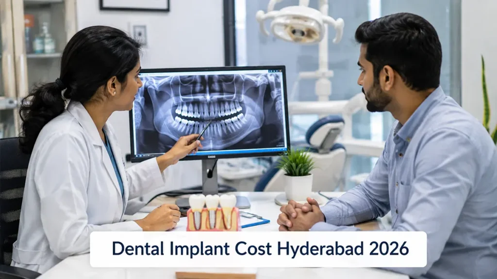 Dental implant cost in Hyderabad 2026 consultation