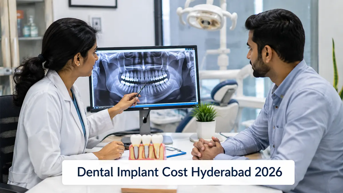 Dental implant cost in Hyderabad 2026 consultation