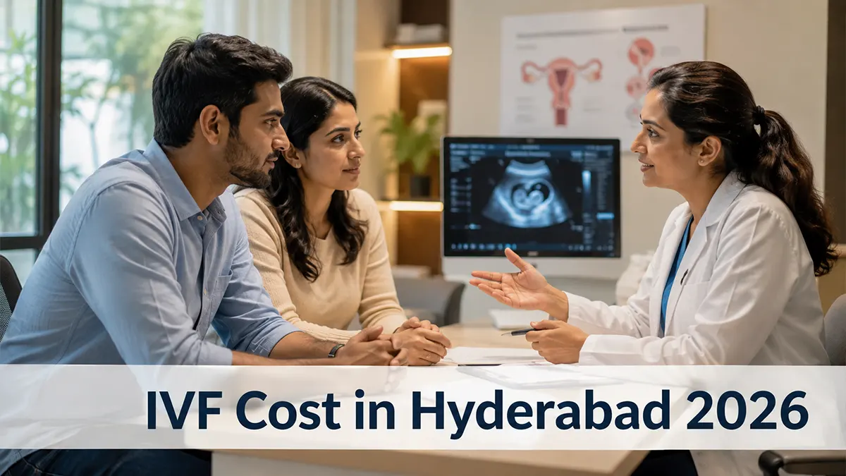IVF cost in Hyderabad 2026 with fertility specialist consultation