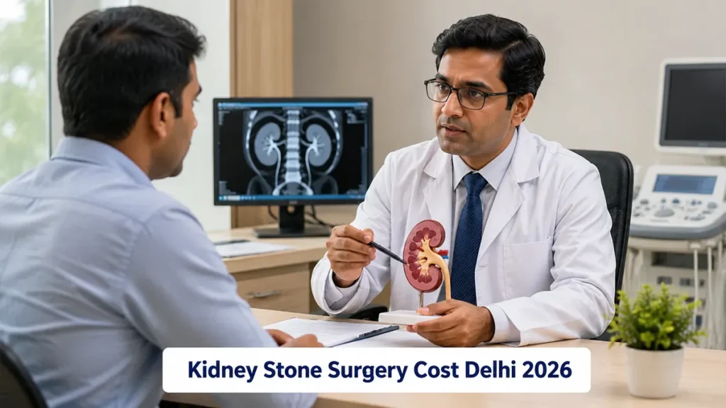 Kidney stone surgery cost in Delhi 2026 consultation