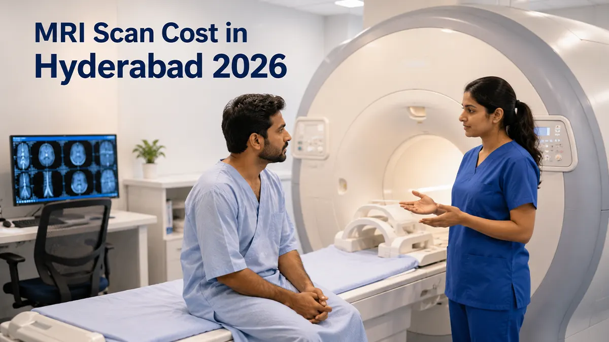 MRI scan cost in Hyderabad 2026 with radiology professional