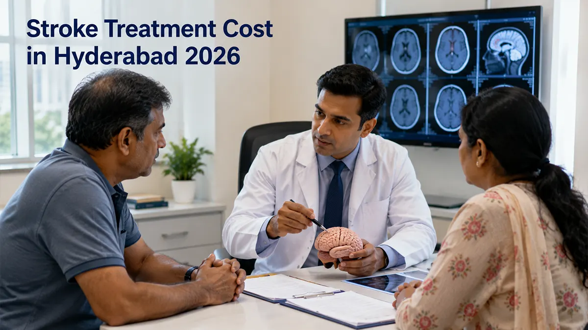 Stroke treatment cost in Hyderabad 2026 with neurologist consultation